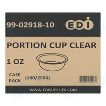 Case picture for 99-02918-10 WP - PORTION CUP CLEAR 1 OZ (100/2500)