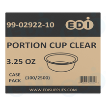 Case picture for 99-02922-10 WP - PORTION CUP CLEAR 3.25 OZ (100/2500)