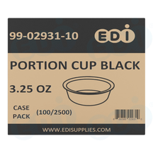 Case picture for 99-02931-10 WP - PORTION CUP BLACK 3.25 OZ (100/2500)