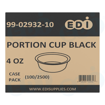 Case picture for 99-02932-10 WP - PORTION CUP BLACK 4 OZ (100/2500)