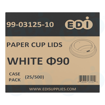 Case picture for 99-03125-10 PAPER CUP LIDS #3 Φ90 White