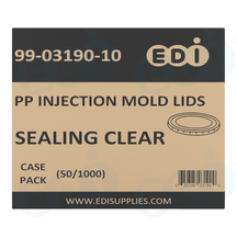 Case picture for 99-03190-10 90mm injection molding Sealing lids
（Clear）MOQ 50 cases