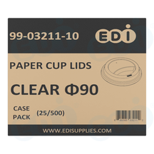 Case picture for 99-03211-10 PAPER CUP LIDS #3 Φ90 Clear