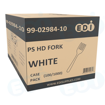 Case picture for 99-02984-10 WP - PS HEAVY DUTY FORK WHITE (100/1000)