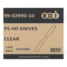 Case picture for 99-02990-10 WP - PS HEAVY DUTY KNIFE CLEAR (50/1000)