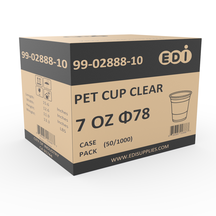 Case picture for 99-02888-10 WP - PET CUP CLEAR 7 OZ ?78 (50/1000)
