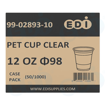 Case picture for 99-02893-10 WP - PET CUP CLEAR 12 OZ Φ98 (50/1000)