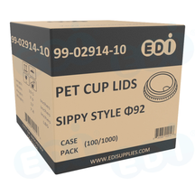 Case picture for 99-02914-10 WP - PET CUP LIDS SIPPY STYLE ?92 (100/1000)
