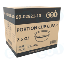 Case picture for 99-02921-10 WP - PORTION CUP CLEAR 2.5 OZ (100/2500)