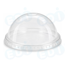 99-02912-10 WP - PET CUP LIDS DOME WITH HOLE ?107 (50/500)