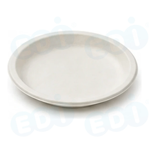 99-02956-10 WP - BAGASSE PLATE ROUND 6'' (125/1000)