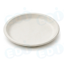 99-02958-10 WP - BAGASSE PLATE ROUND 9'' (125/500)