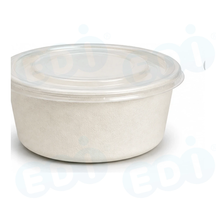 99-03068-10 WP - Corn Starch Round Bowl with lids - 900 ml