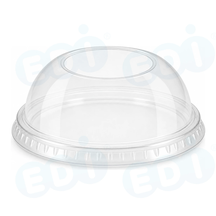 99-03214-10 WP - PET CUP LIDS DOME WITH 60mm HOLE ?98 (100/1000)