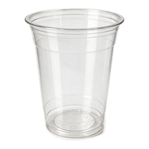 99-02892-10 12 oz clear PET cup, 92 mm rim