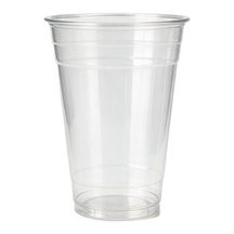 99-02895-10 20 oz clear PET cup, 98 mm rim