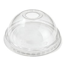 99-02906-10 WP - PET CUP LIDS DOME WITH HOLE Φ78 (100/1000)