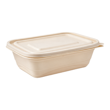 99-03078-10 WP - Corn Starch Rectangle Box with lids- 1000 ml