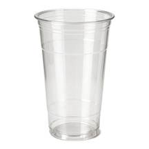 99-03104-10 32 oz clear PET beer cup, 107 mm rim