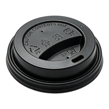 99-03130-10 WP - PAPER CUP LIDS - SIPPY BLACK Φ80 (50/1000)